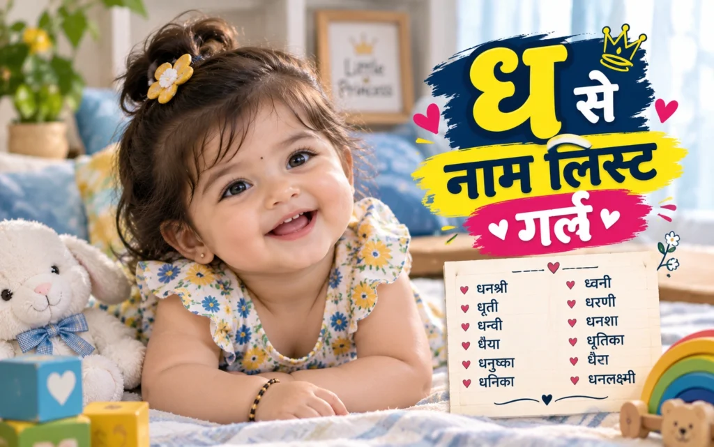 ध से नाम लिस्ट गर्ल – 120+ यूनिक और शुभ नाम ध से नाम लिस्ट गर्ल